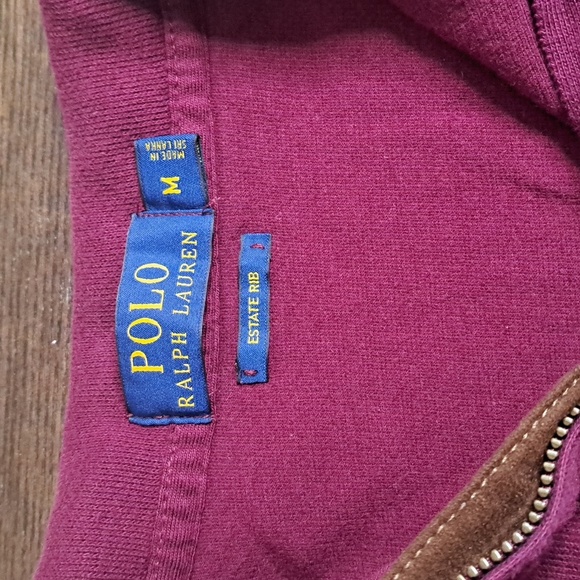 Polo Ralph Lauren Men's Estate Rib 1/4 Zip Pullover Colored Pony - Picture 3 of 8